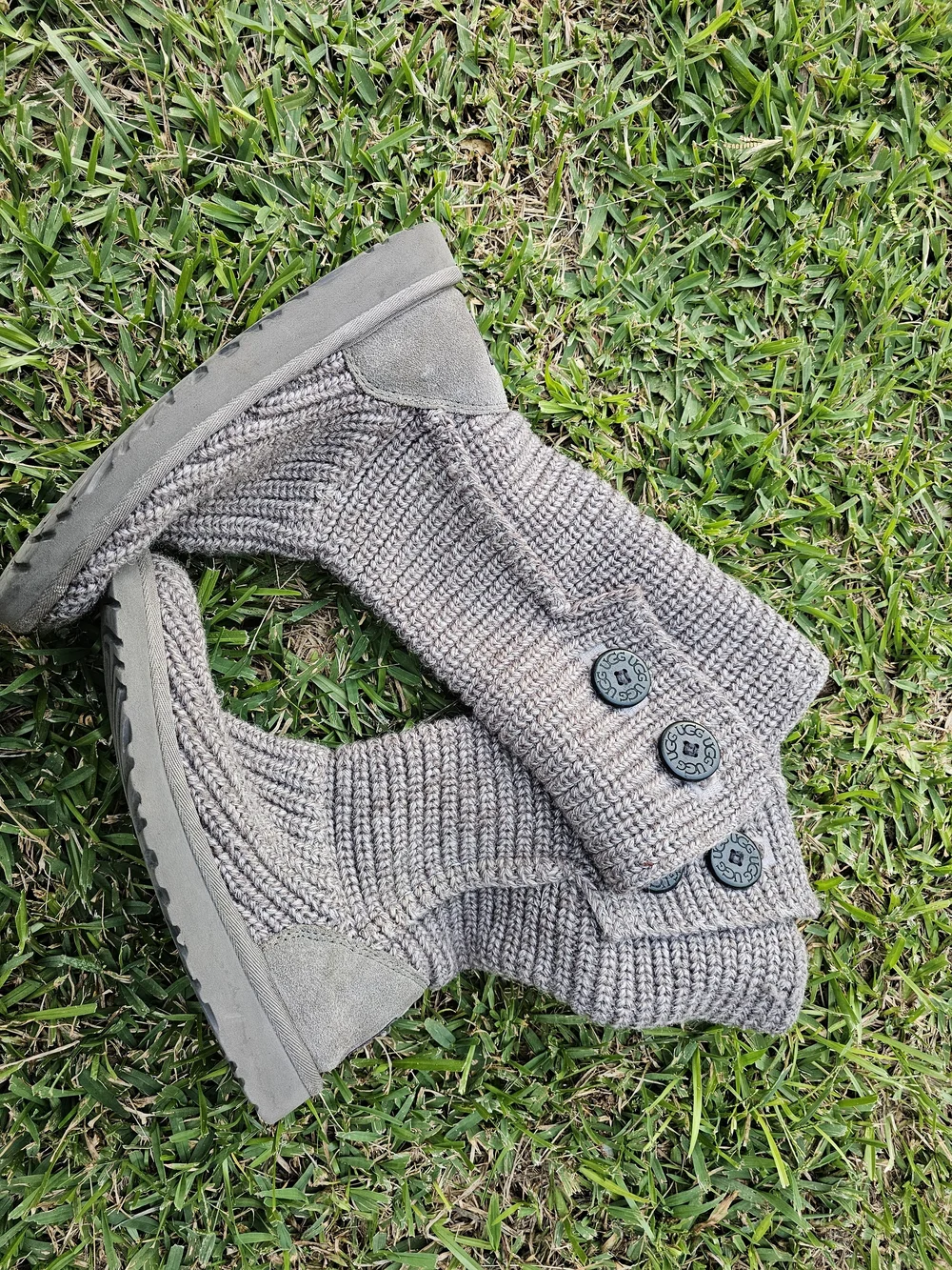 UGG Australia Chestnut Knit Button Boots